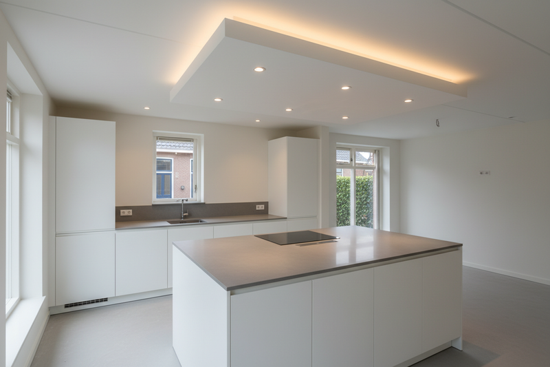 Moderne aanbouw aan woning met veel glaswerk - woninguitbreiding realisatie